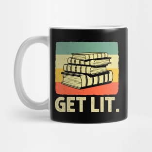 Get Lit Book Lover Mug
